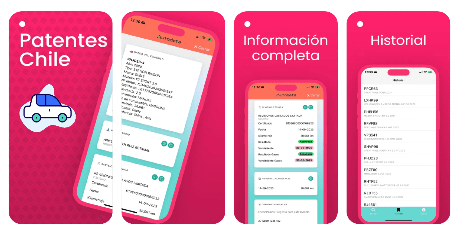Autodata Patentes Chile: lleva toda la información de tu vehículo en tu celular 📱🚗